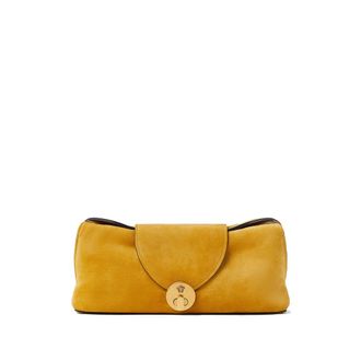 Versace Vivian Suede Clutch