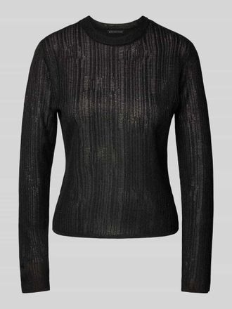 A|X Armani Exchange Strickpullover mit Rundhalsausschnitt in Black, Gr&ouml;&szlig;e M