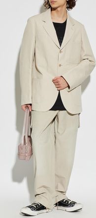 Maison Margiela Single-vent Blazer, Mens, Cream
