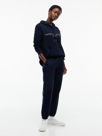 Tommy Hilfiger Womens Embroidered Tommy Logo Sweatpant - Navy - XXL