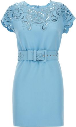 Ermanno Scervino Light Blue Abito pizzo