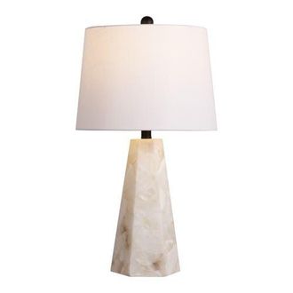 Jonathan Y Designs Xio Alabaster LED Table Lamp in Ivory at Nordstrom