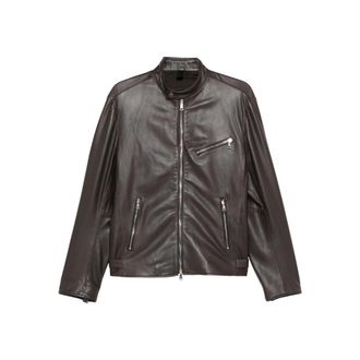 Tagliatore Zip-up Leather Jacket