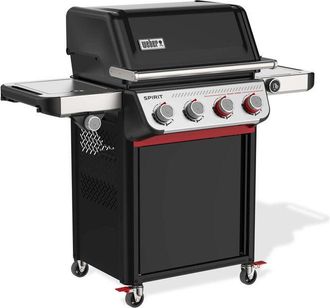 Weber Barbecue A Gas Spirit E-435 Nero 4 Bruciatori Ghisa Smaltata Webercraft