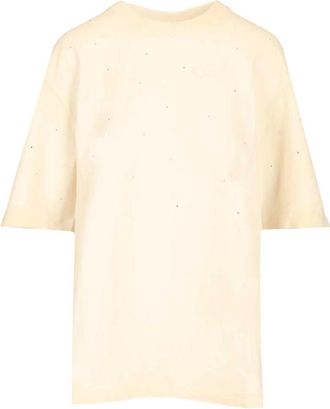 Golden Goose Star T-Shirt - Dames - T-shirts - Wit - S - Katoen - Tops
