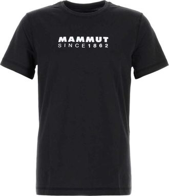 Mammut Core Logo T-Shirt - Heren - Sportshirts - Zwart - 2XL - Katoen - Fitness