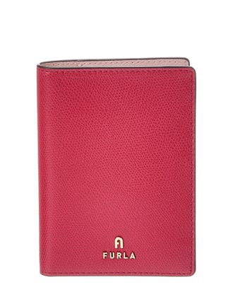 Furla Camelia Leather Passport Holder