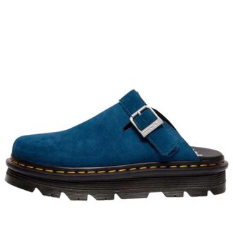 Dr. Martens Zebzag Suede Mules Neptune Blue 31937401