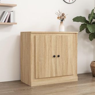 vidaXL Vidaxl - Aparador De Madera Contrachapada Roble Sonoma 70x35,5x67,5 Cm