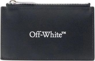 Off-white Heritage Card Case - Heren - Accessoires - Zwart - Maat: ONE Size Zijde