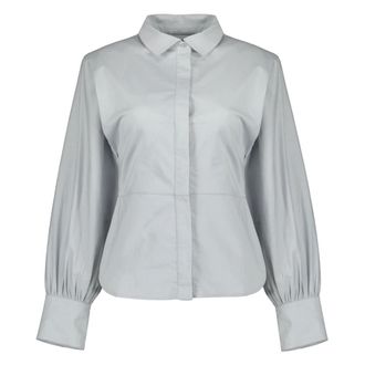 Iro Shirts, female, Gray, Size: XS Long Sleeve Cotton Shirt