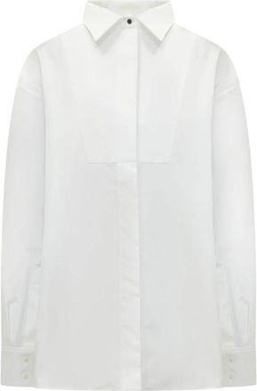 Givenchy Omgekeerd Shirt - Dames - Overhemden - Wit - S - Katoen - Overhemden