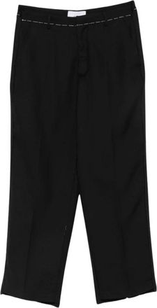 Costumein Dallas Straight Broeken - Heren - Straight fit broeken - Zwart - M - Wol - Broeken