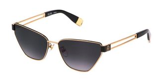Furla SFU717 0301 Womens Sunglasses Gold Size 60