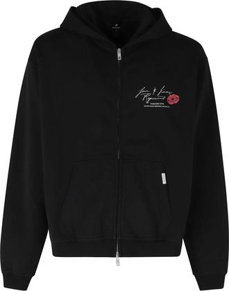 Represent Love and Kisses Rits Hoodie - Heren - Vesten met rits - Zwart - L - Hoodies & sweatvesten