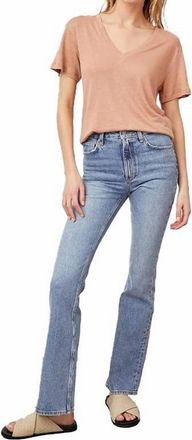 Rails The Cara V Neck Tee In Clay