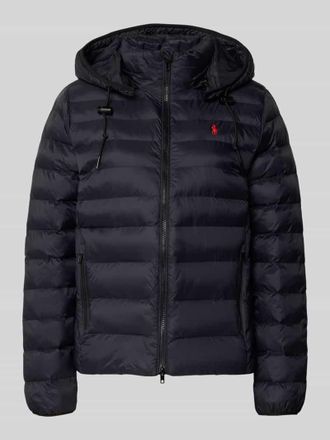 Polo Ralph Lauren Steppjacke mit Label-Stitching in Black, Gr&ouml;&szlig;e XL