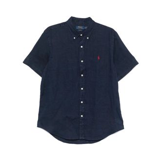 Ralph Lauren Short Sleeve Shirts, male, Blue, Size: 2XL Shirt Ralph Lauren