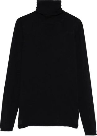 Max Mara Saluto Sweater - Dames - Coltruien - Zwart - XS - Wol - Truien & Vesten
