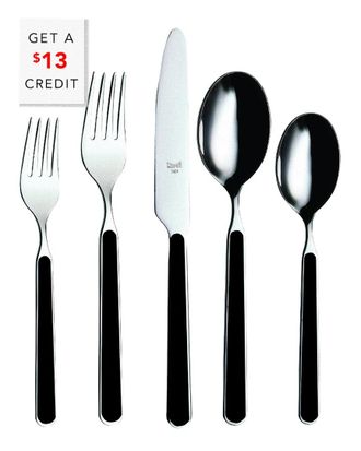 Mepra 5Pc Flatware Set With $13 Credit