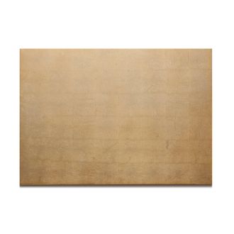 Posh Trading Company Set of Two Silver Leaf Grand Placemats - Chic Matte Gold