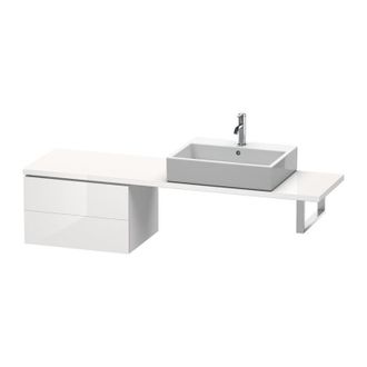 Duravit Armario Consola Bajo L-cube 620x477x400mm Blanco Brillante