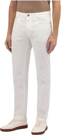 Brooks Brothers Uomo, Pantaloni, Bianco, W42, new