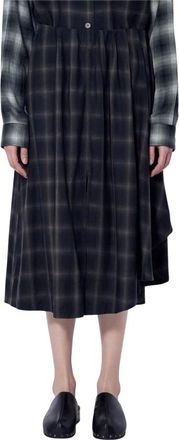 Our Legacy Fan Midi Rok - Dames - Midirokken - Bruin - XS - Rokken