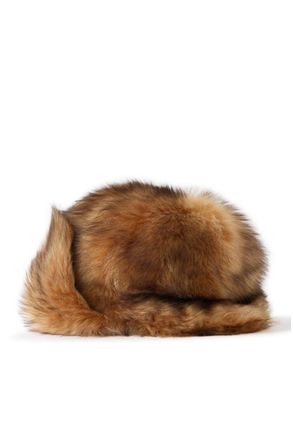 Celine Chapka Logo-Debossed Shearling Hat