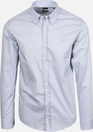 HUGO BOSS Mens Boss Black H-ROAN SHIRT LIGHT PASTEL PURPLE - Blue - Size: 38