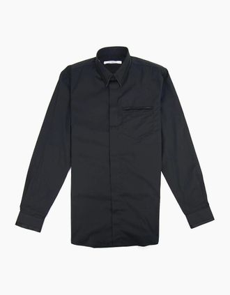 Givenchy Mens Givenchy Taped Detail Shirt Black - Size: 40/Regular
