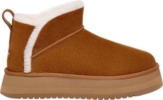 Koolaburra by UGG Womens Koolaburra Koola Ultra Mini Platform boots Chestnut 1158590-CHE
