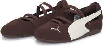 Puma Speedcat Ballet Suede Sneaker in Dark Chocolate/warm White at Nordstrom, Size 10.5