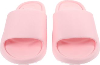 SOLUSTRE WomenS Summer Non-Slip Shower Sandals Pink 1.8Cm Thin EVA Guest Slippers Indoor Outdoor Bathroom House Slippers for Bedroom Use Size 38/39 Uk 5.5 Eu 3