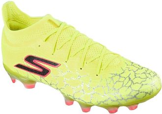 Skechers Mens Skx_01 Diamond Firm Ground Football Boots in Yellow/Black - Size UK 11.5