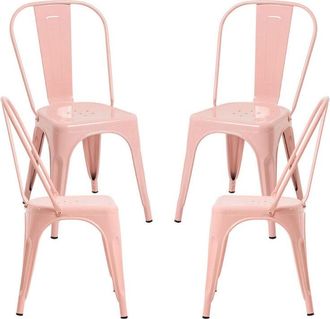 Regalos Miguel Packs Sillas Comedor - Pack 4 Sillas Torix - Rosa