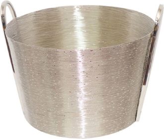 Schubiger M&ouml;bel Korb Herkules, Edelstahl, Silber