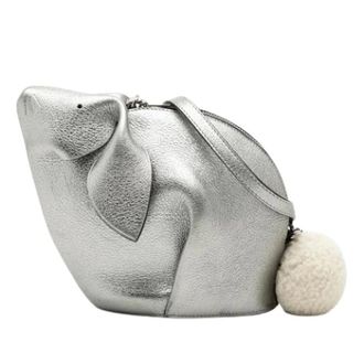 Loewe Pre-owned Cross Body Bags, female, Gray, Size: ONE SIZE Pre-owned Shoulder bag