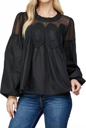 Fate Mixed Emotions Blouse In Black