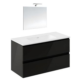 Cosmic Mueble 2caj+lavabo Porcel+espejo+aplique