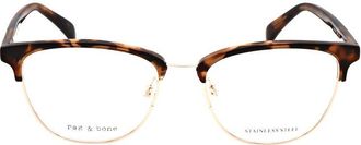 Rag & Bone Ladies Brown Rectangular Eyeglass Frames RNB3060/G-2