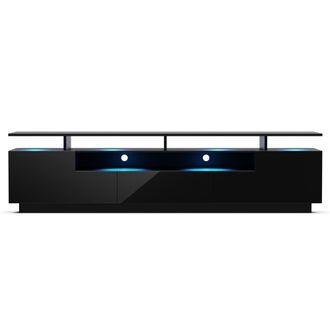 Blumfeldt Blumfeldt Mueble Bajo De Tv Lowboard Perth 195 X 44 X 50 Cm, Led