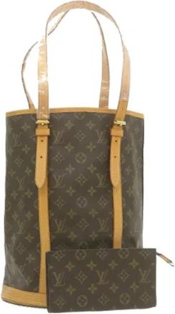 Louis Vuitton Pre-owned Canvas shoulder-bags - Dames - Vintage Schoudertas - Bruin - ONE Size - Leer - Vintage