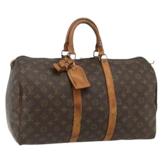 Louis Vuitton Pre-owned Weekend Bags, female, Brown, Size: ONE SIZE Pre-owned Boston Bag