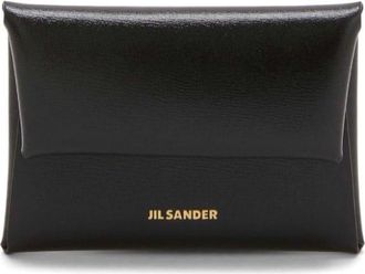 Jil Sander saffiano-texture wallet - women - Leather - One Size - Black