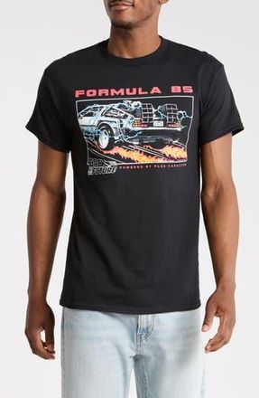 Riot Society Back To The Future Formula 85 Graphic Tee in Black at Nordstrom Rack, Size Xx-Large