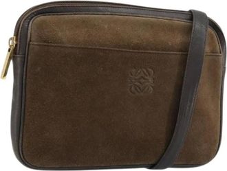 Loewe Pre-owned Cross Body Bags, female, Brown, Size: ONE SIZE Pre-owned Shoulder Bag