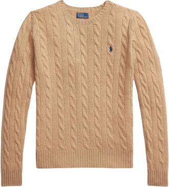 Polo Ralph Lauren Julianna Pullover - Dames - Truien - Beige - Maat: XS Wol
