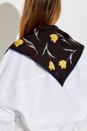 Jacquemus Scarf Le Foulard Tulipe, Unisex, Black