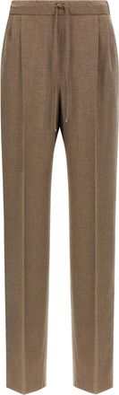 Max Mara Gray Cashmere Casual Womens Pants